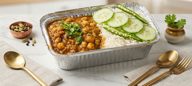 Chole chawal tiffin service in North Delhi